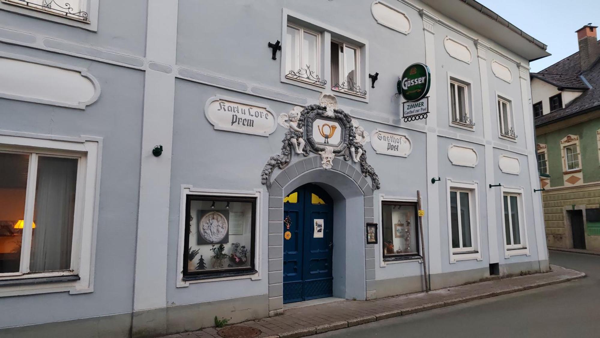 Gasthof Zur Post Eisenerz Exterior foto