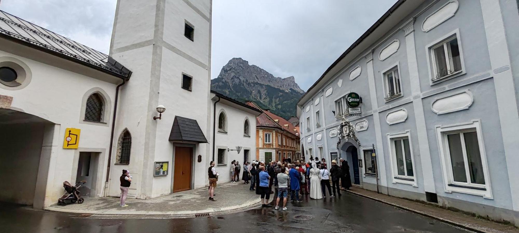 Gasthof Zur Post Eisenerz Exterior foto