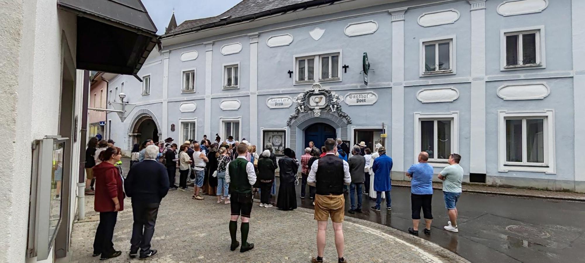 Gasthof Zur Post Eisenerz Exterior foto