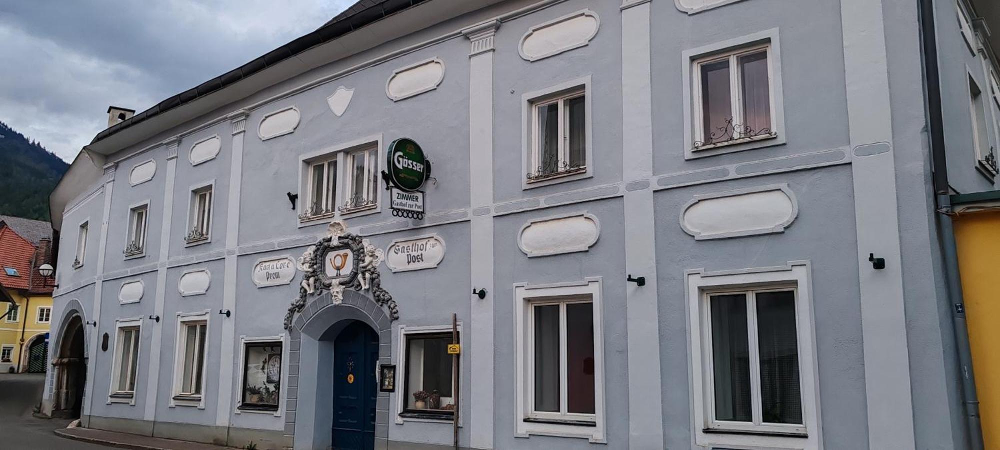 Gasthof Zur Post Eisenerz Exterior foto