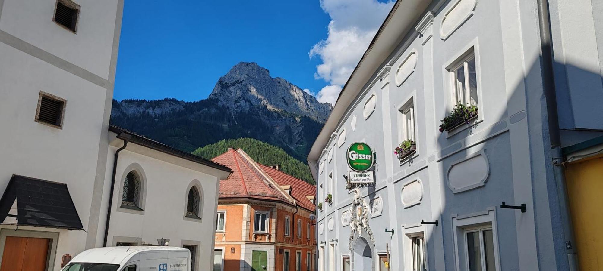 Gasthof Zur Post Eisenerz Exterior foto
